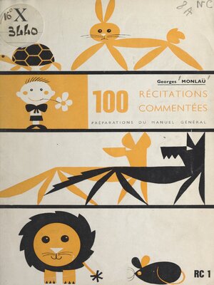 cover image of 100 récitations commentées